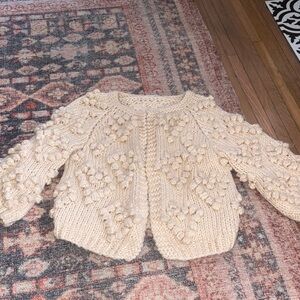 Chicwish Heart Pom Pom Sweater